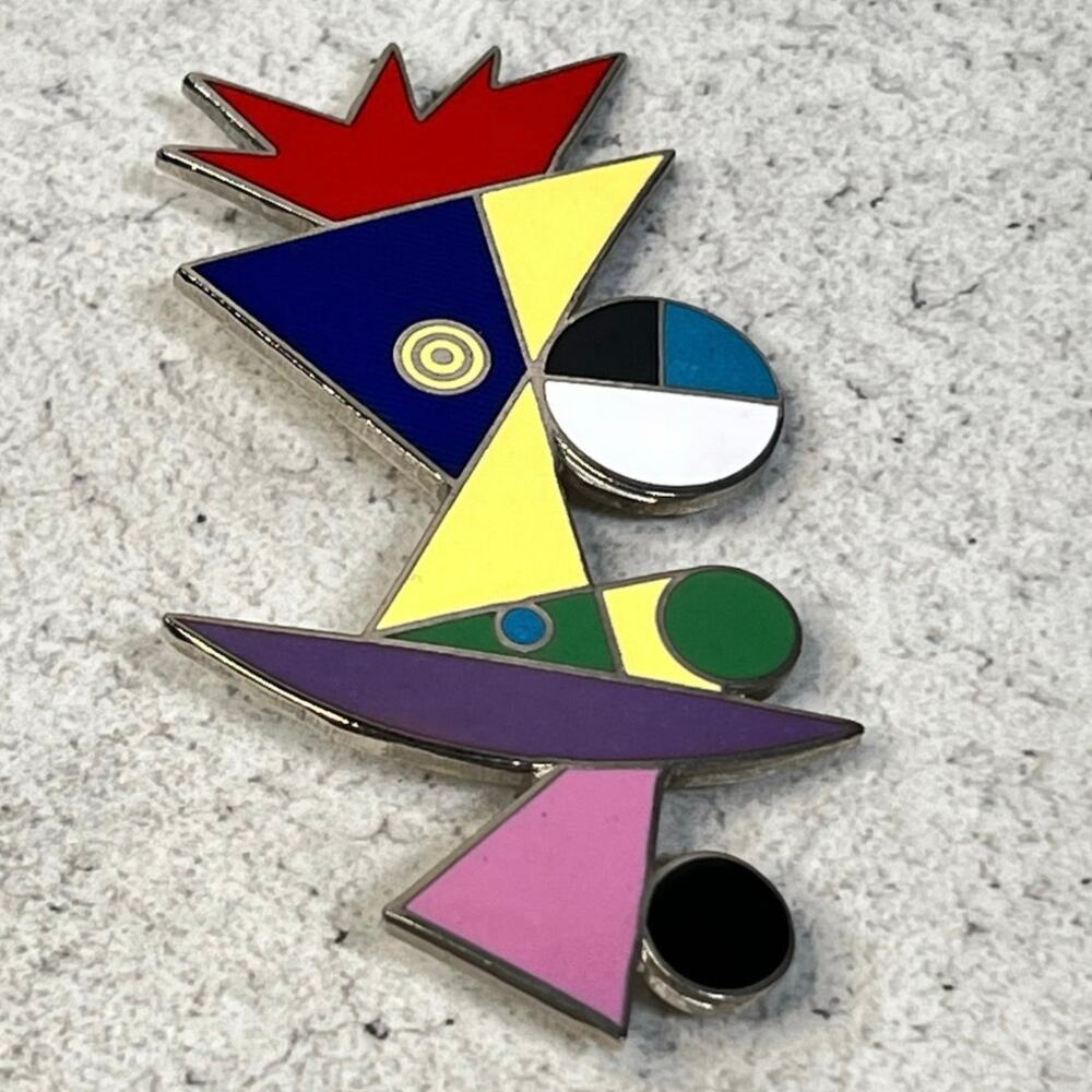 Vintage Peter Shire for Acme Studio Caheunga brooch limited 1980 collector pin
